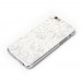 iPhone 6 6s Plus 5.5 - Carved Floral Pattern Matte PC Hard Protective Cover Case - White